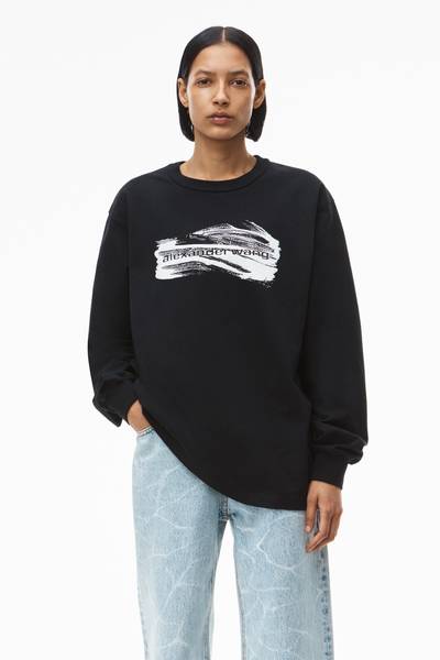 Alexander Wang SOAP SUDS TEE IN COMPACT JERSEY outlook