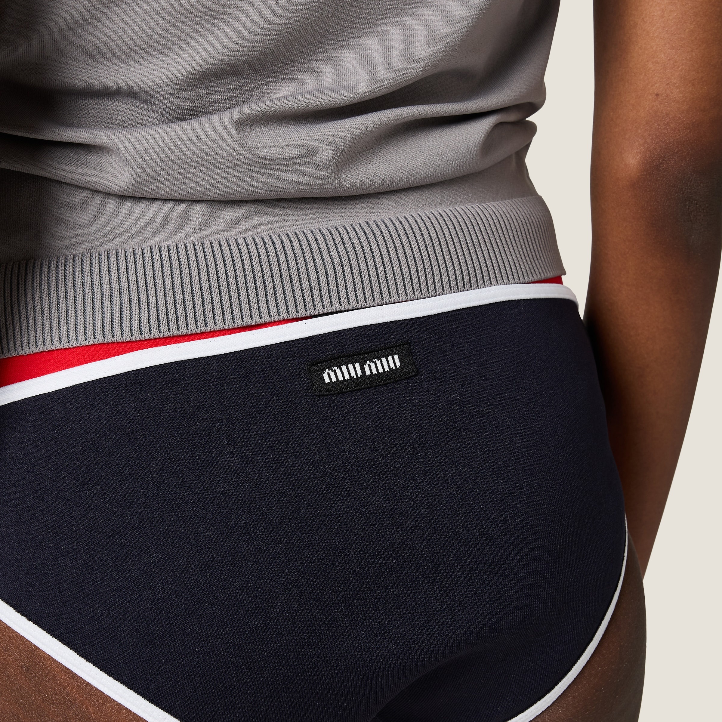 Technical knit swimsuit bottom - 4