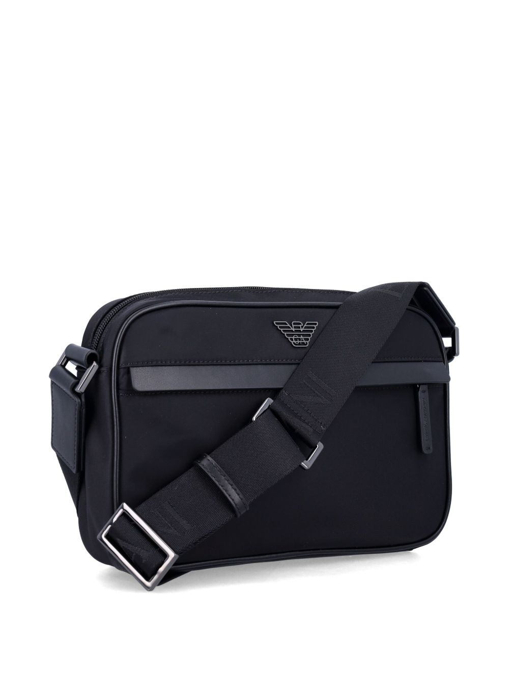 logo-plaque crossbody bag - 3