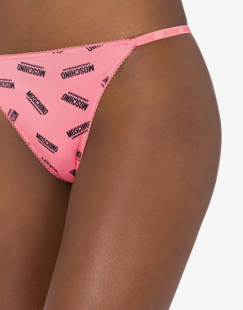 SET OF 3 TULLE AND MICROFIBER THONGS 4