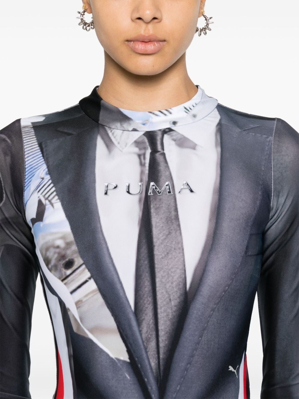 x Puma abstract-print bodysuit - 5