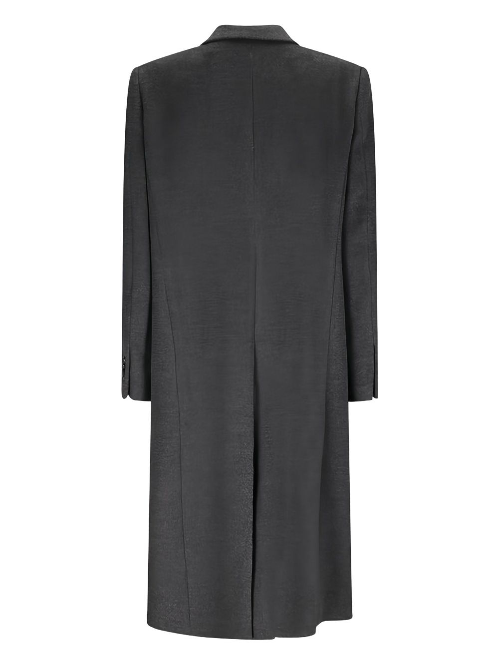 double-breasted wool coat - 2