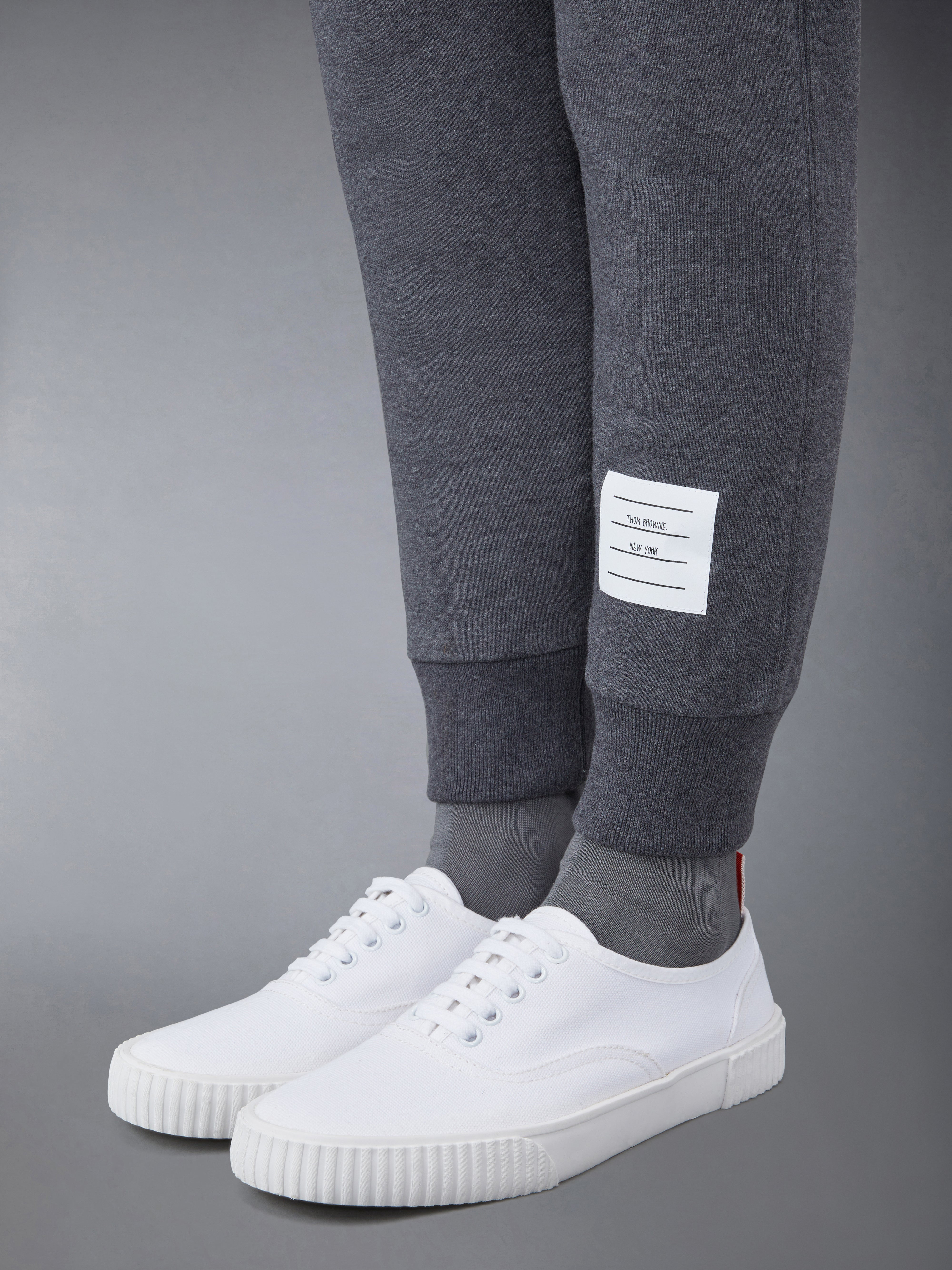 Dark Grey Classic Loop Back Engineered 4-Bar Sweatpant - 4