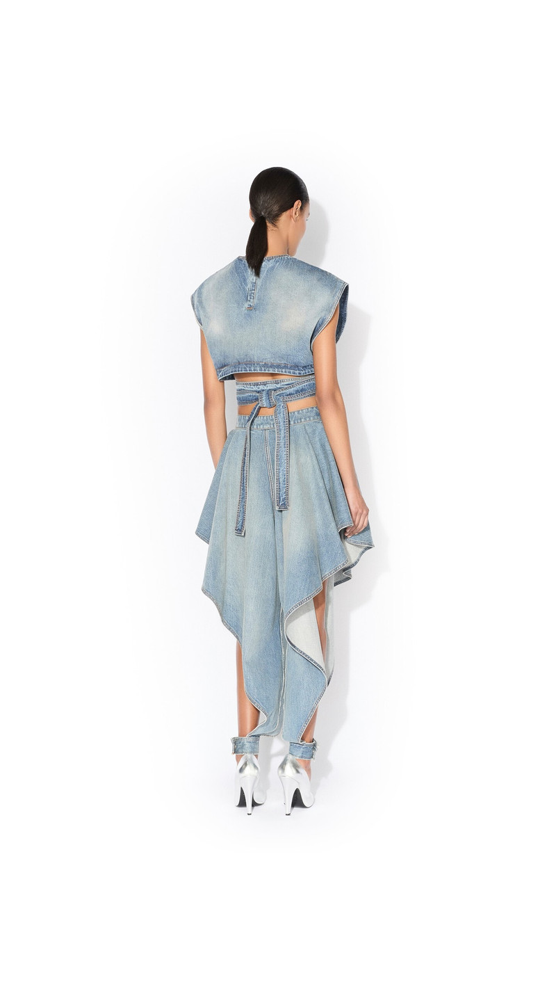 Alaïa PANELLED FADED JEANS outlook