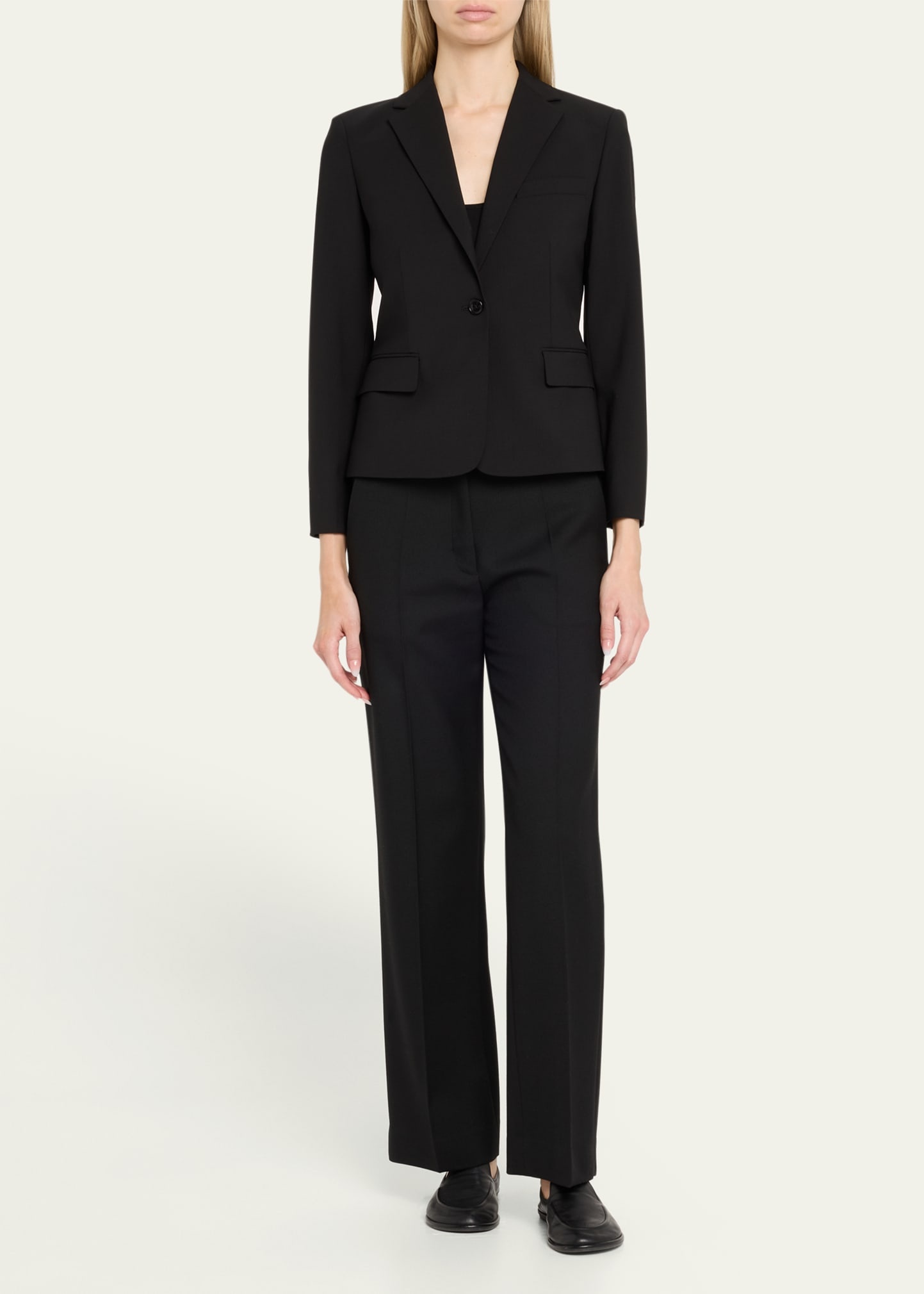 Slim One-Button Jacket - 2