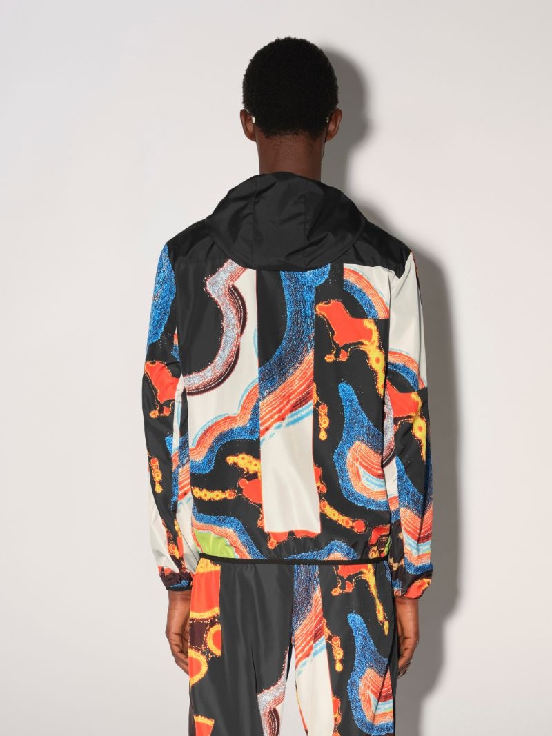 ALL OVER PRINTED NYLON JACKET - 4
