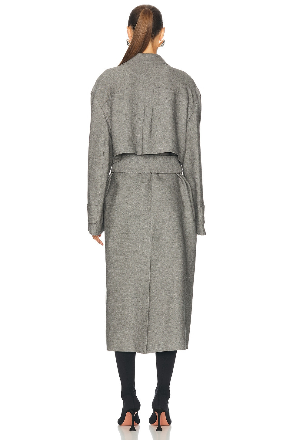 Longline Trench Coat - 3