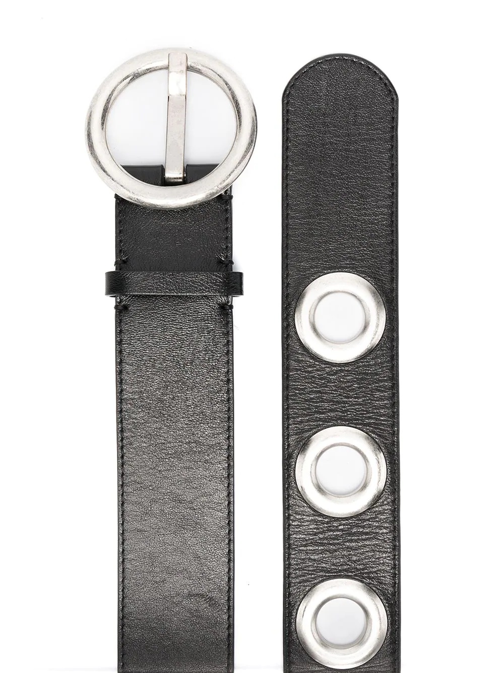 eyelet-detail adjustable belt - 2