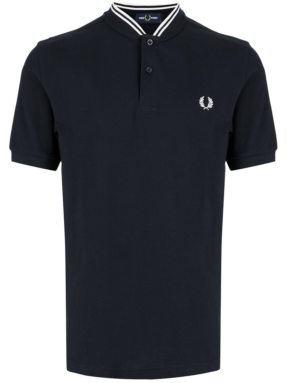 logo embroidered polo shirt - 1