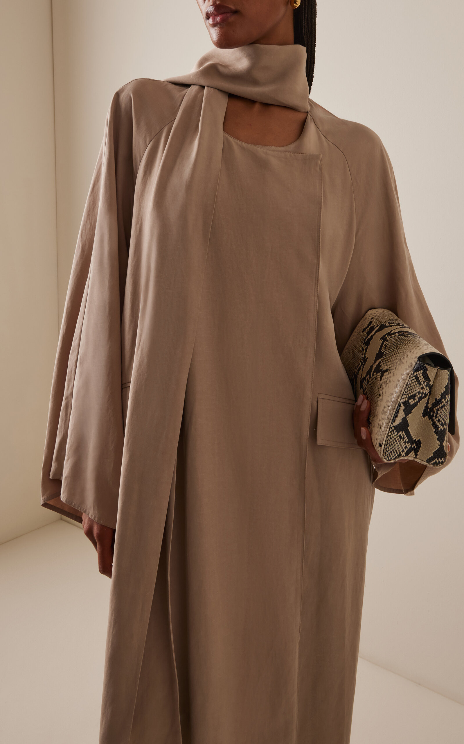 Campagna Tencel-Linen Trench Coat neutral - 3