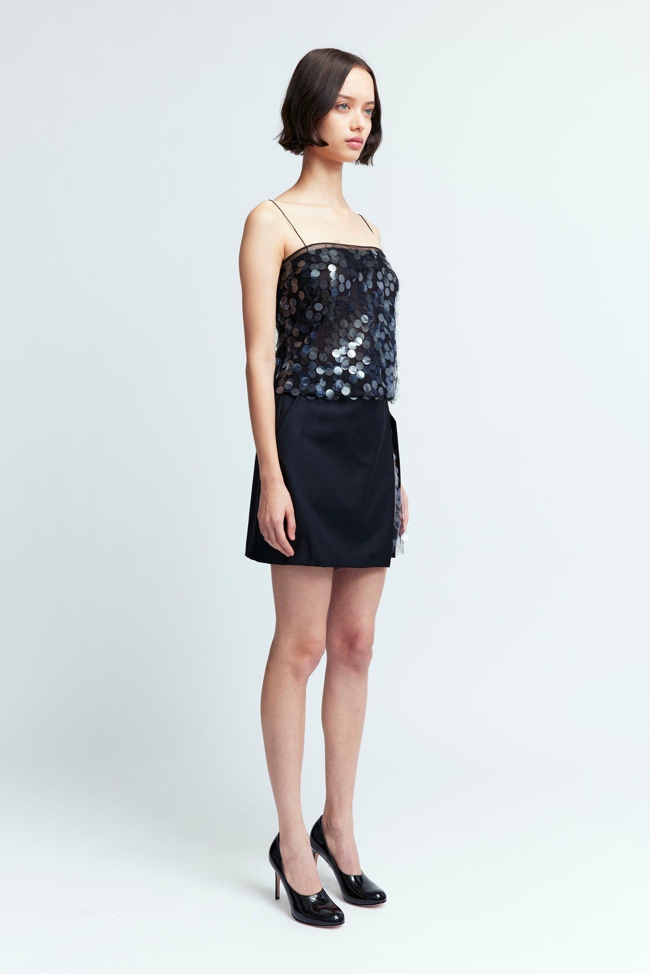 NOELIA MINI SKIRT IN TAILORING - 3