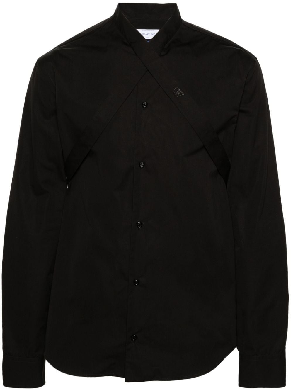 Duchesse-collar cotton shirt - 1