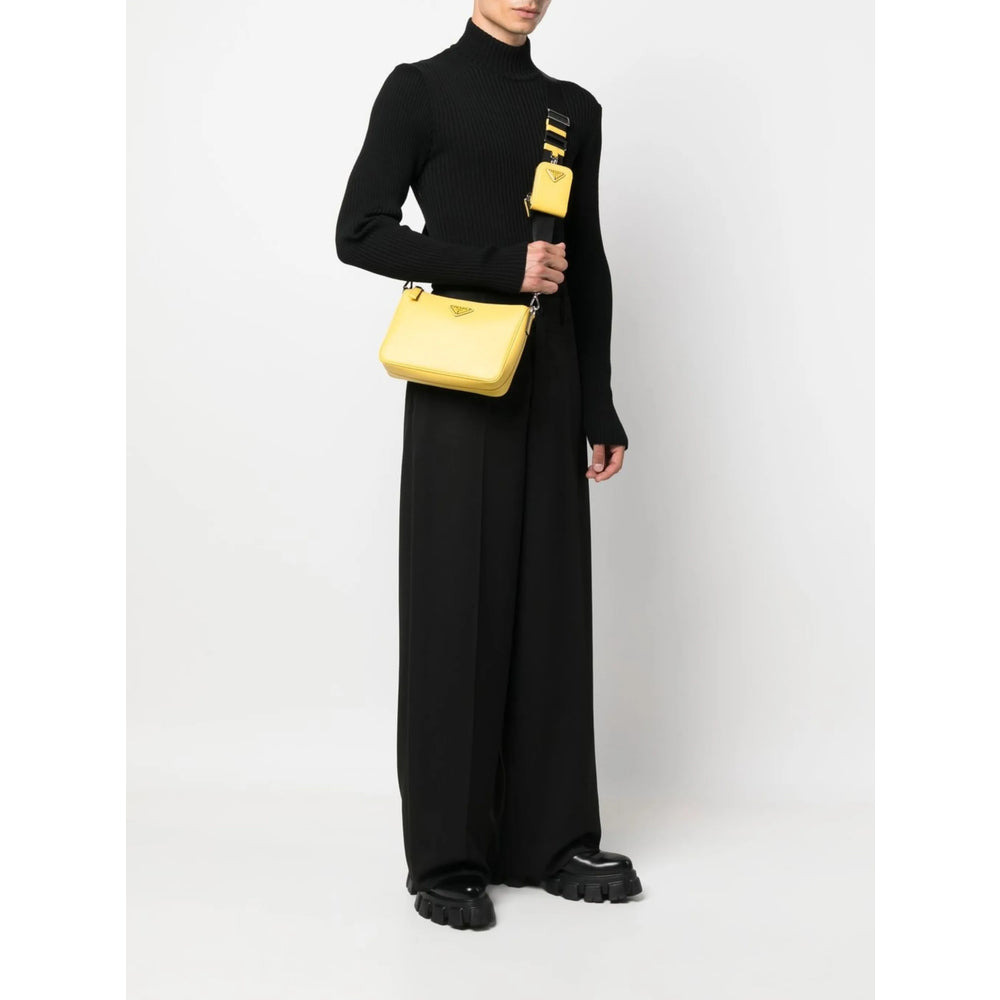 Prada Yellow Shoulder Bags Men - 3