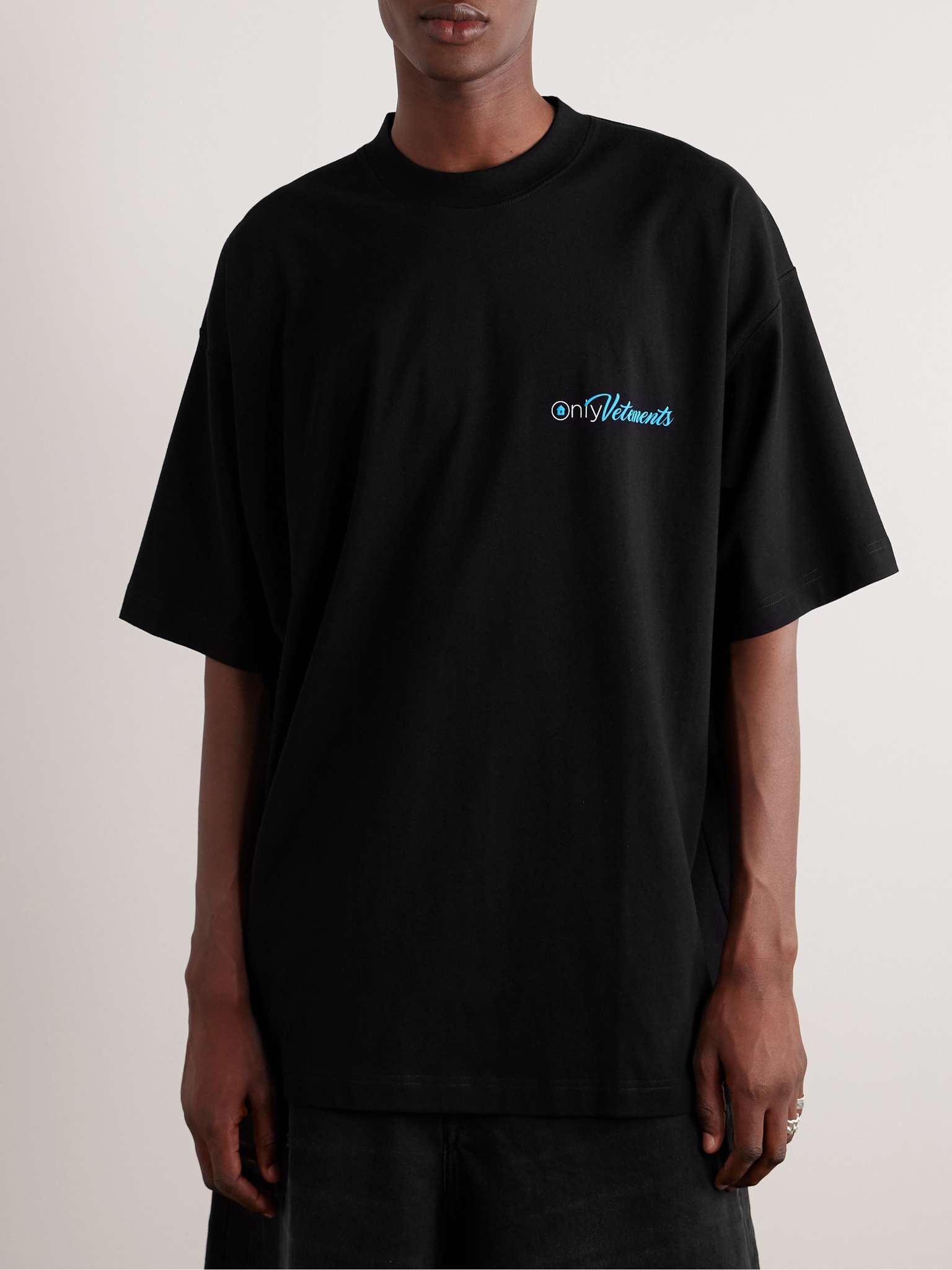 Logo-Print Cotton-Jersey T-Shirt - 3