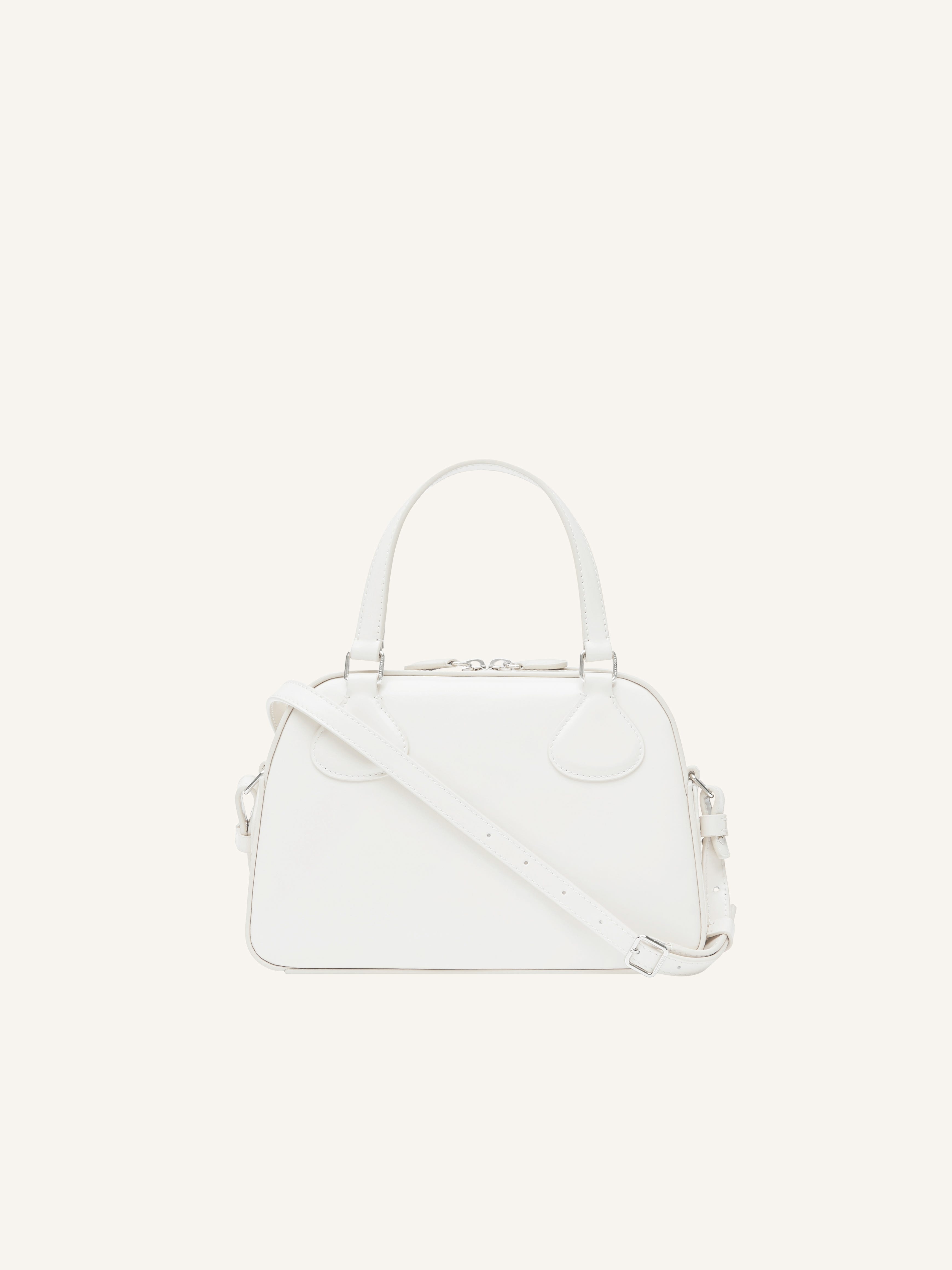 AC STUD LEATHER BOWLING BAG - 3