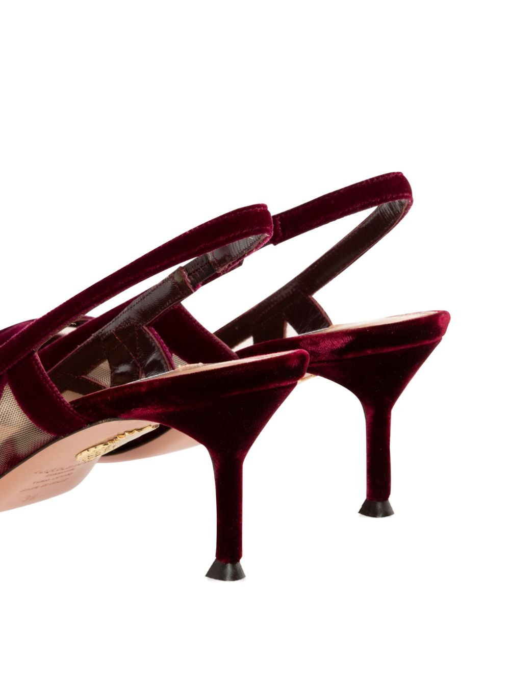 65mm slingback velvet pumps - 4