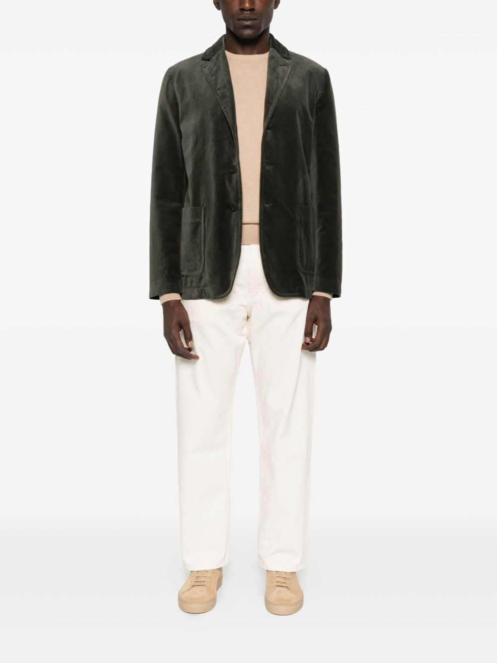 buttoned patch-pocket blazer - 2