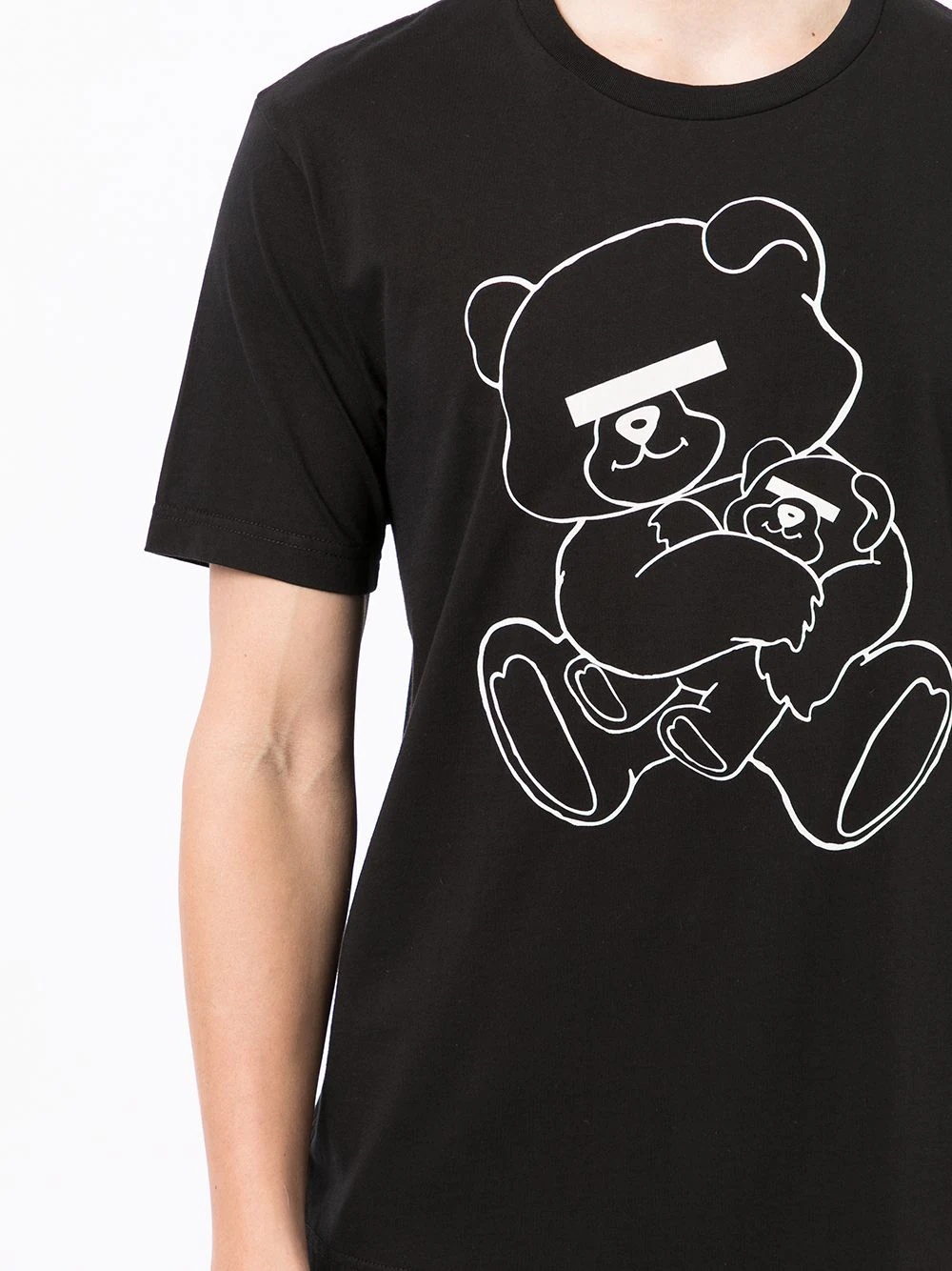 teddy bear print T-shirt - 5