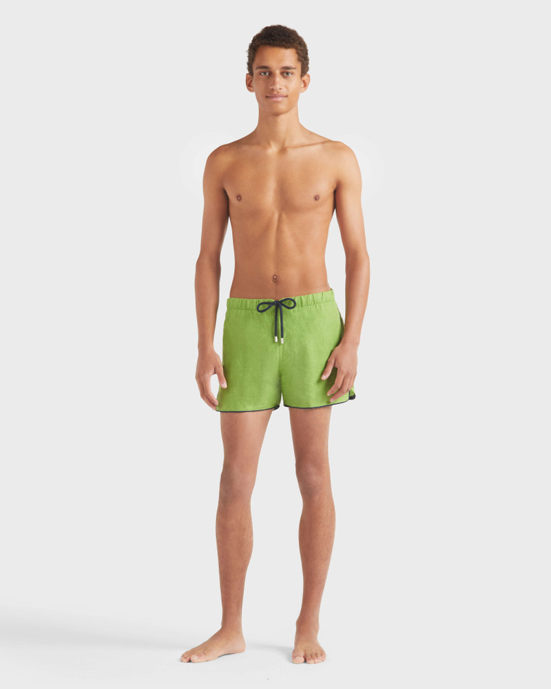 Vilebrequin Men Linen Swim Trunks Solid outlook