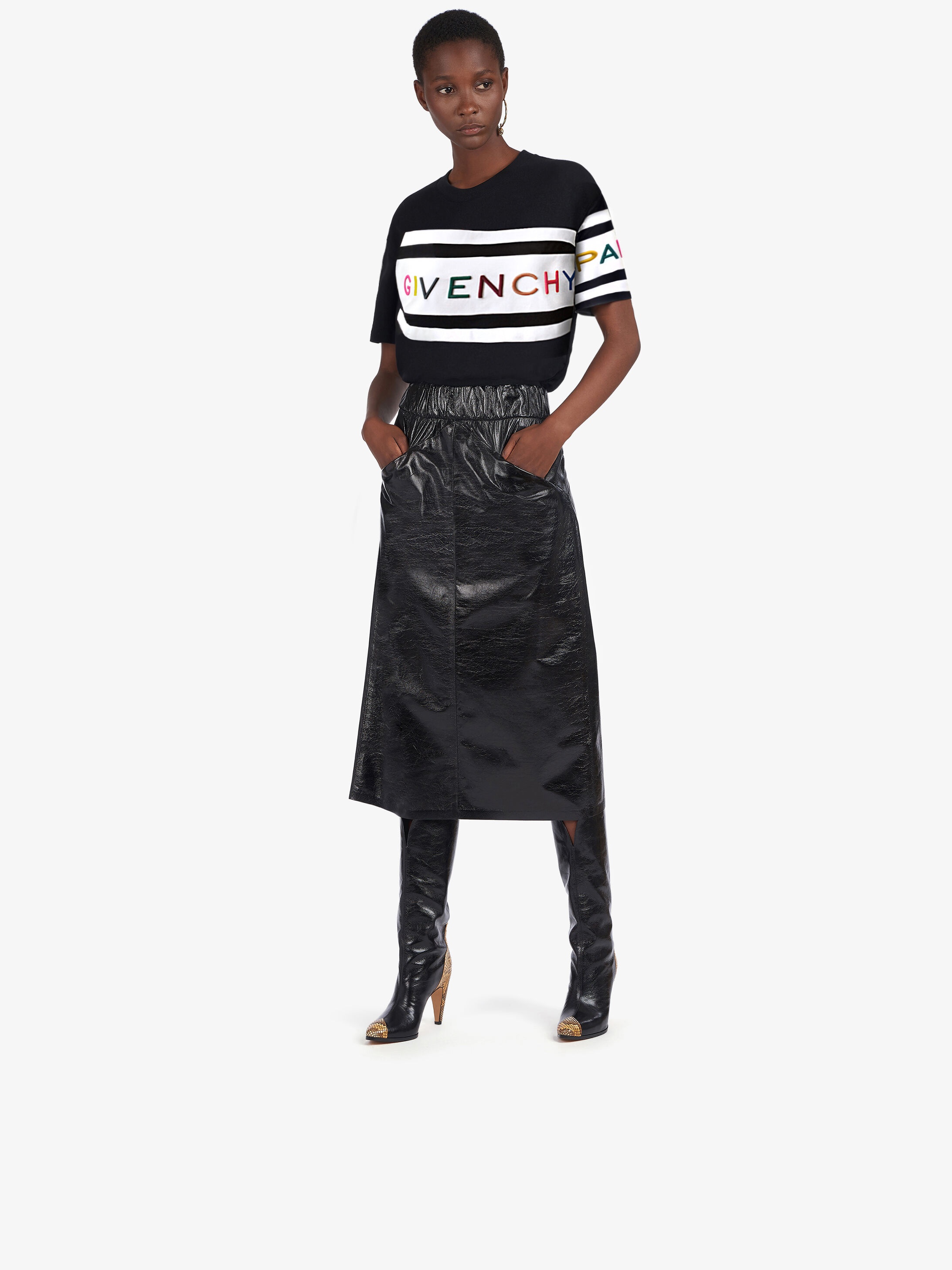 GIVENCHY PARIS embroidered oversized T-shirt - 2