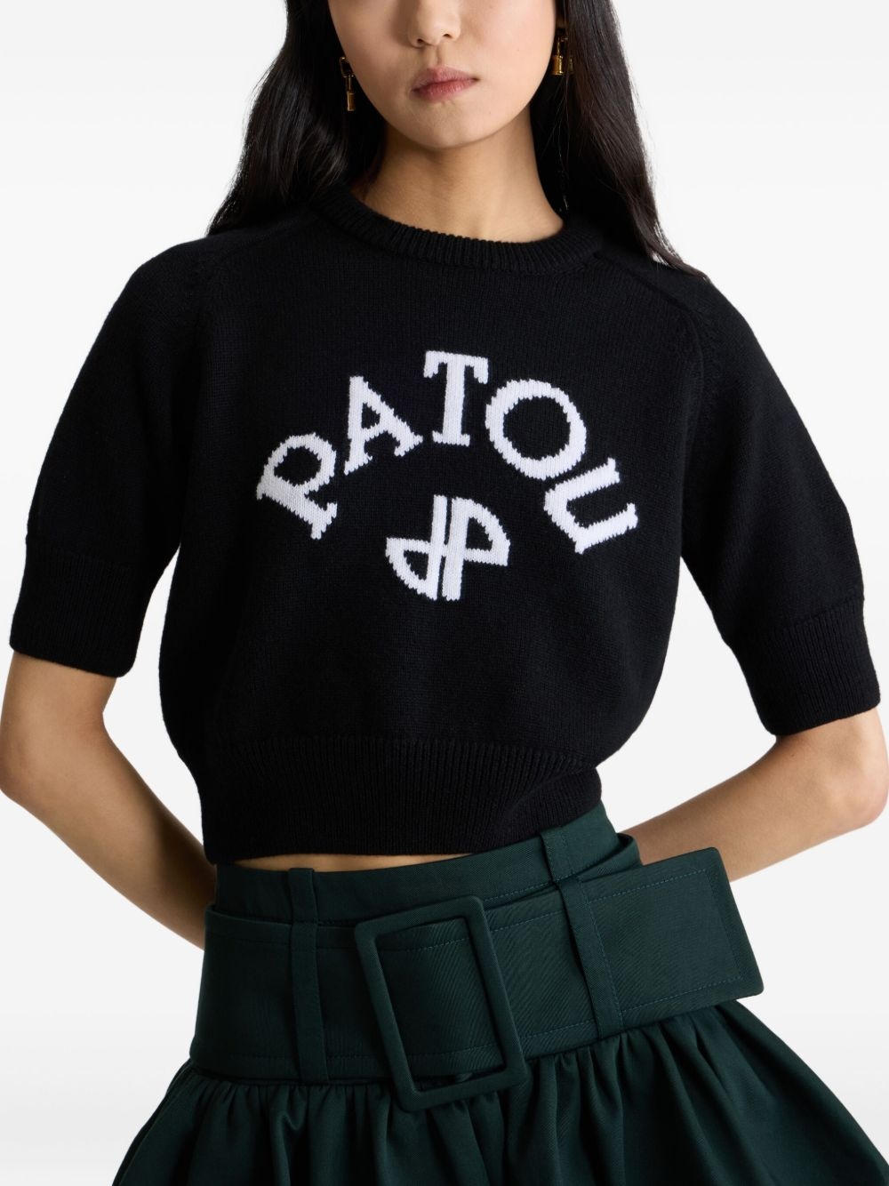 logo-embroidered sweater - 4