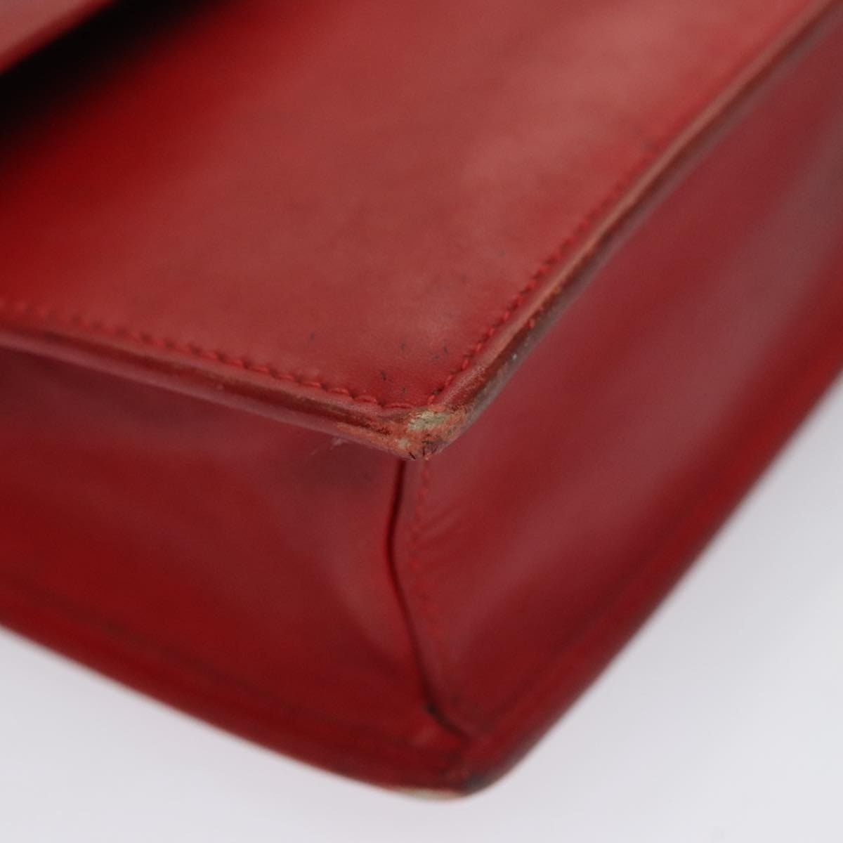 CELINE Mini Hand Bag Leather Red - 9