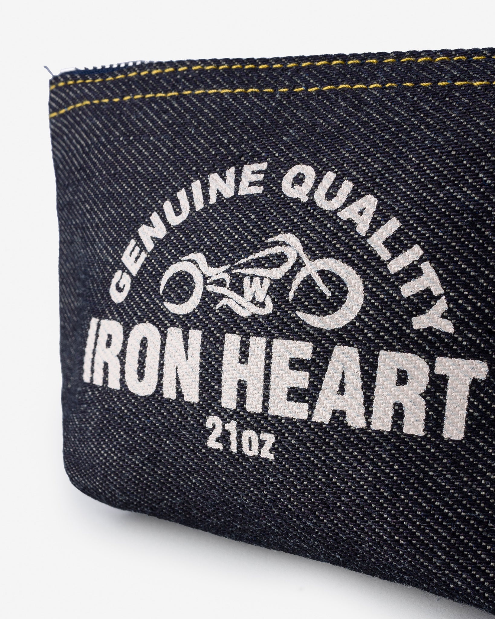 IHG-092 21oz Selvedge Denim Zip-Up Pouch - 2