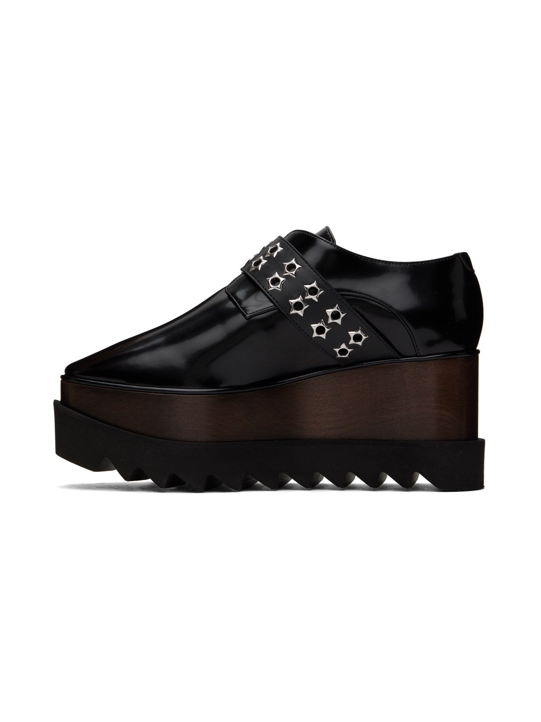 Stella McCartney Black Elyse Derbys ssense REVERSIBLE