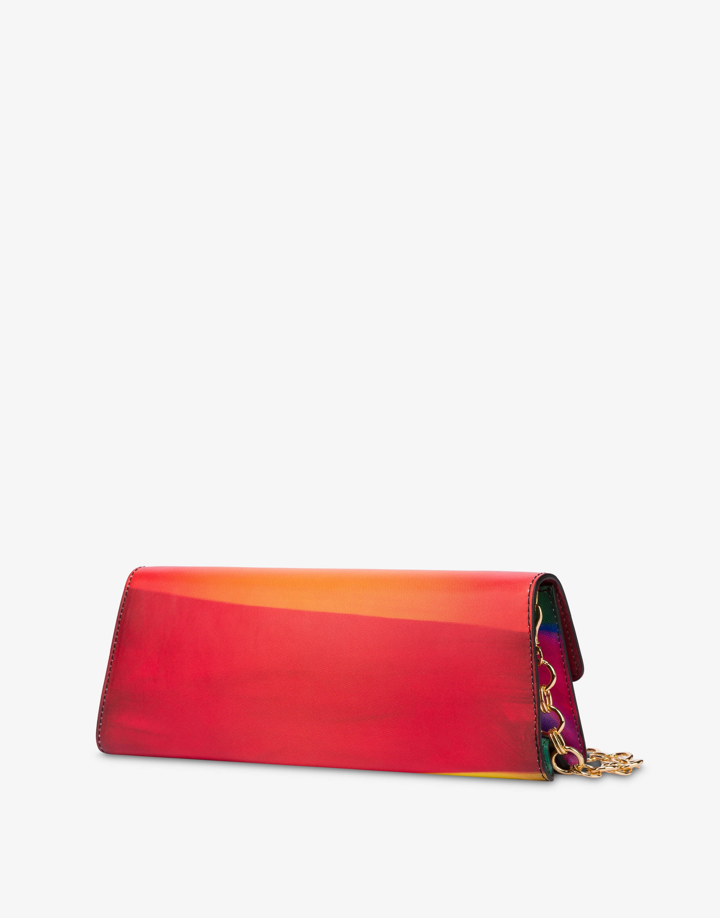 PROJECTION PRINT CALFSKIN MAXI CLUTCH - 2