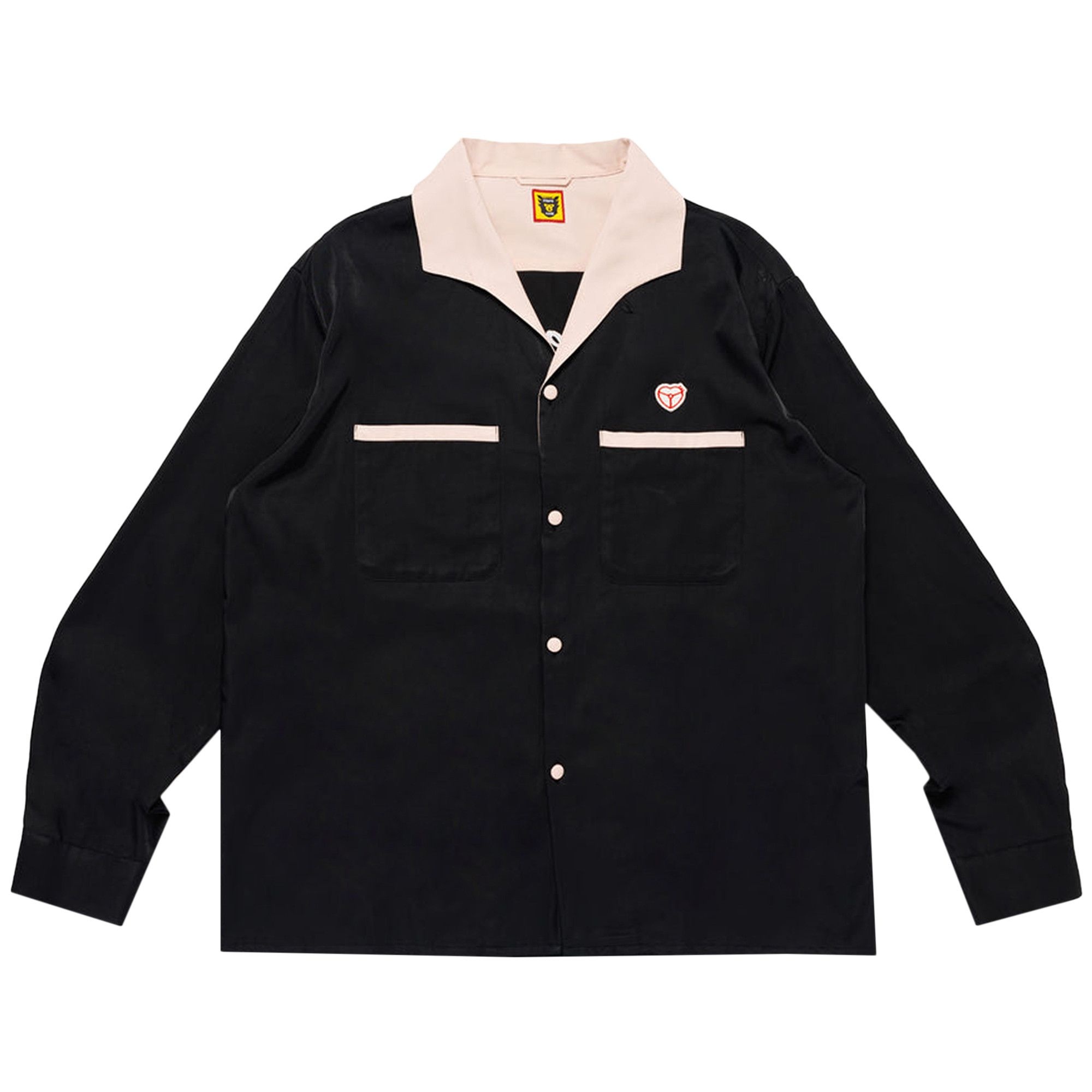 Human Made Open Collar Shirt 'Black' - 1