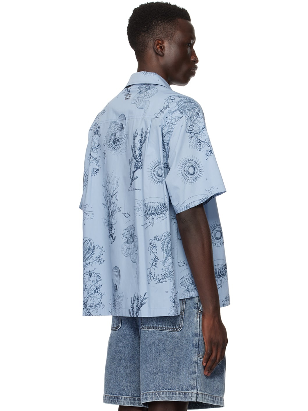Blue Graphic Shirt - 3