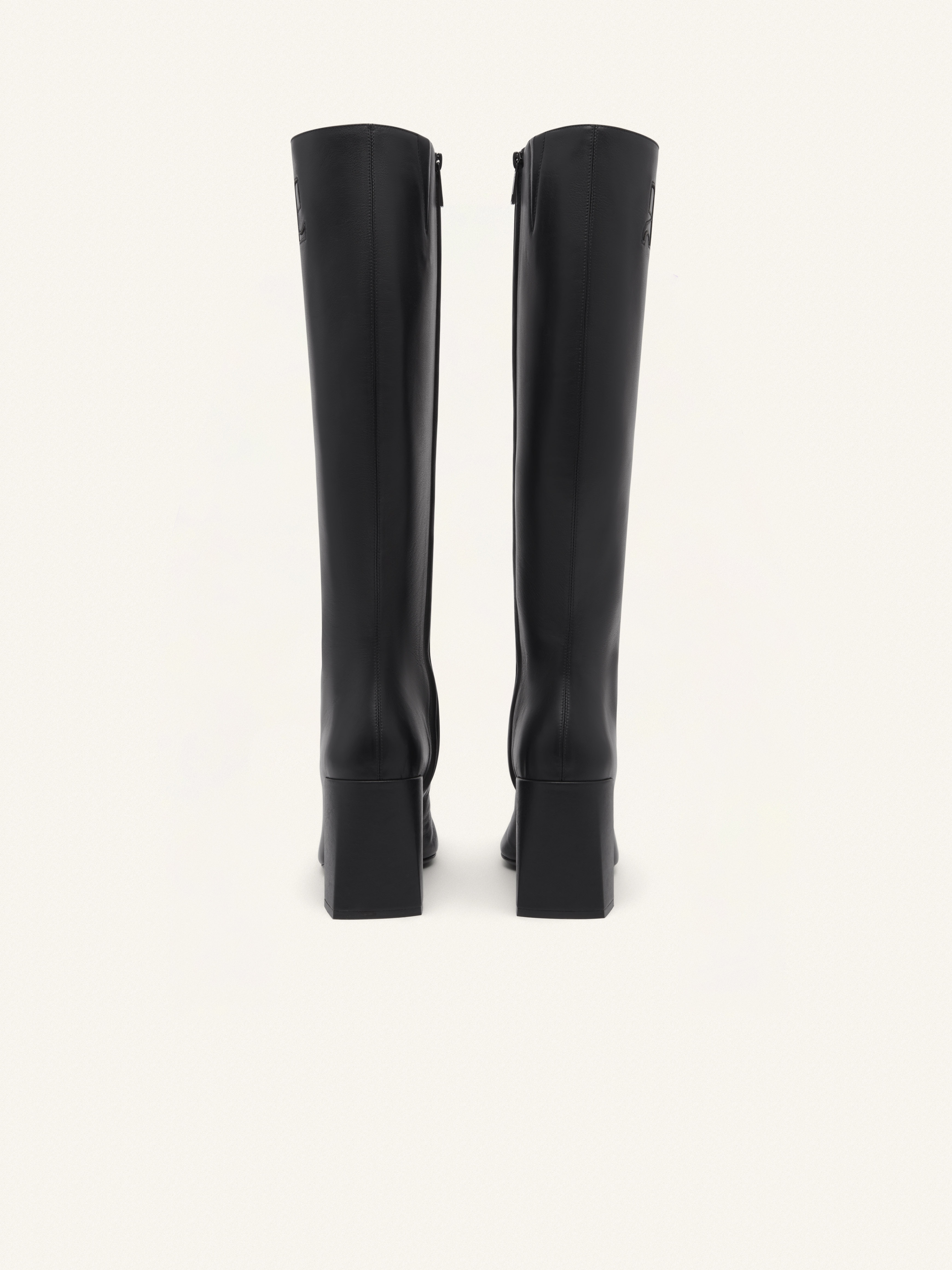 HERITAGE LEATHER KNEE BOOTS - 4