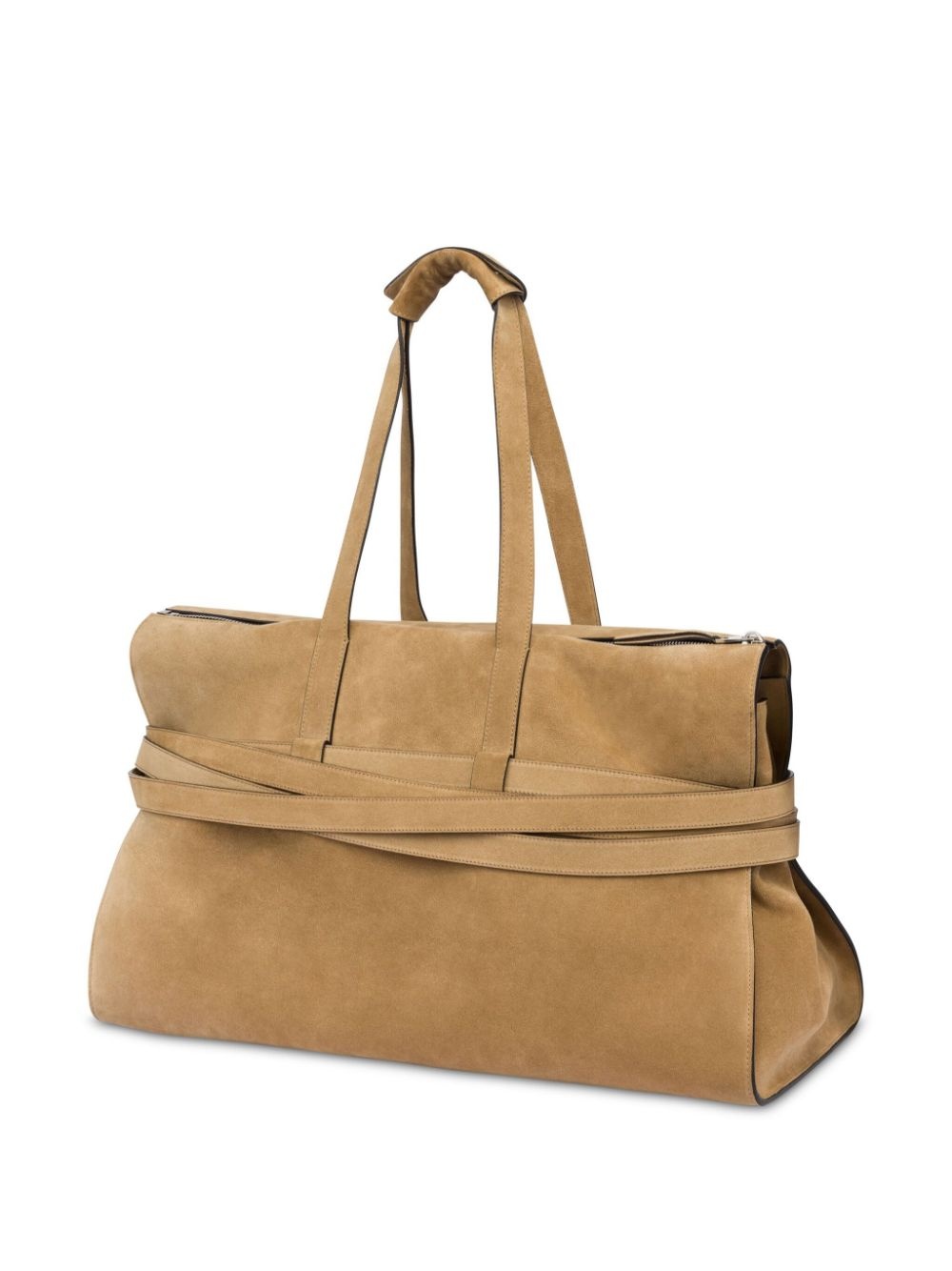 buckle-strap leather shoulder bag - 2