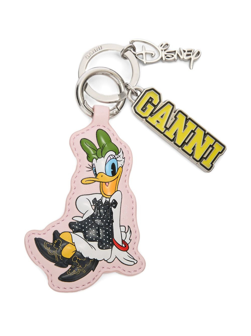 x Disney leather charm keyring 1