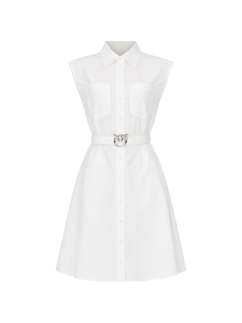 belted sleeveless mini dress 1