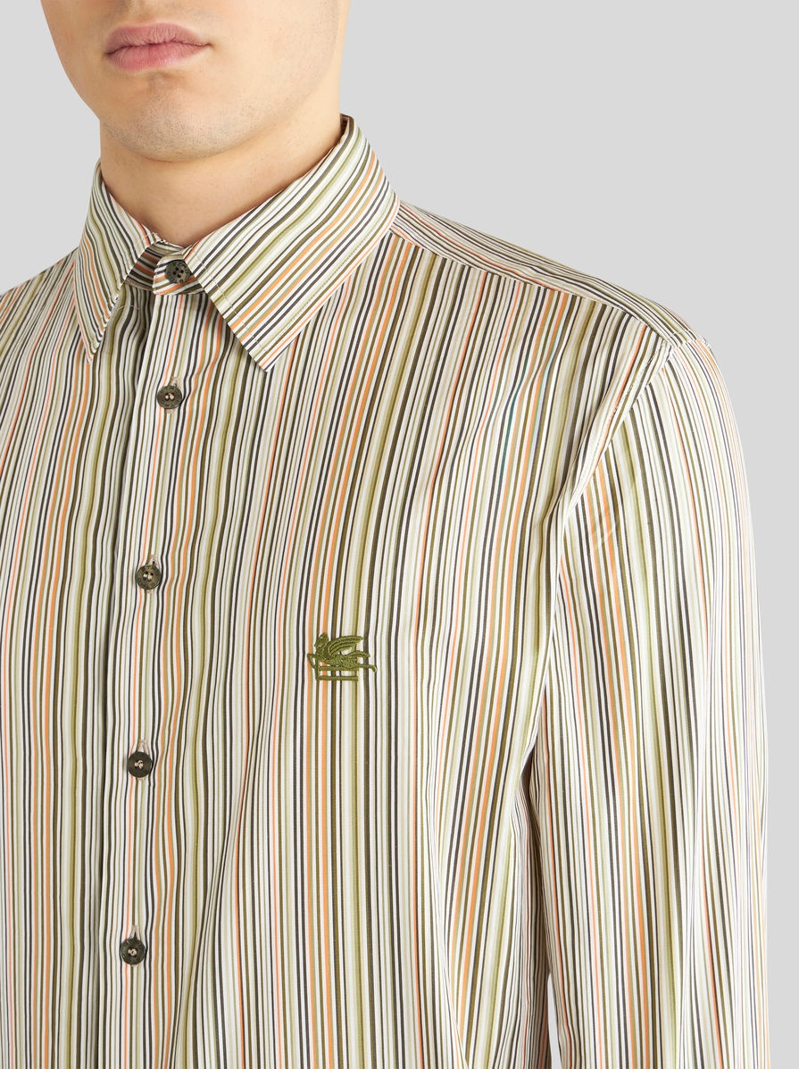 STRIPED SHIRT WITH LOGO - 3