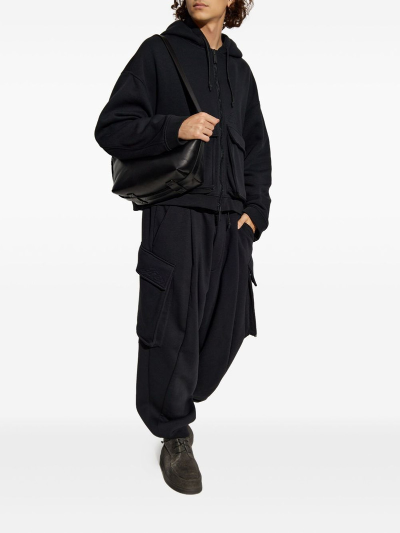 DSQUARED2 hooded ribbed jacket outlook