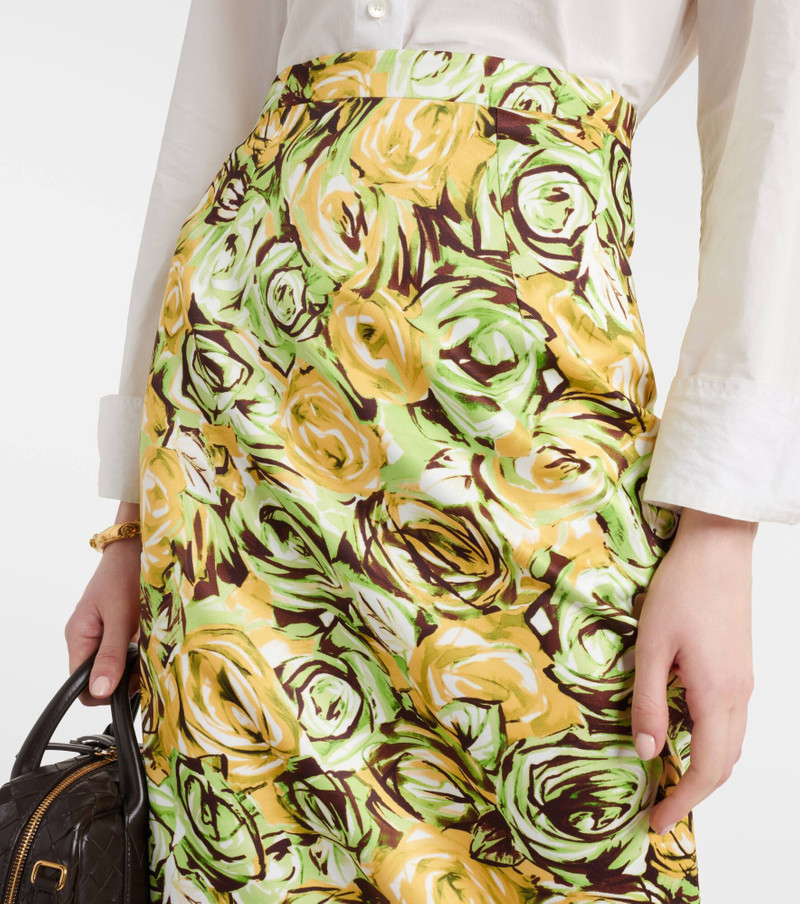 Lorelei floral twill 연필 스커트 4