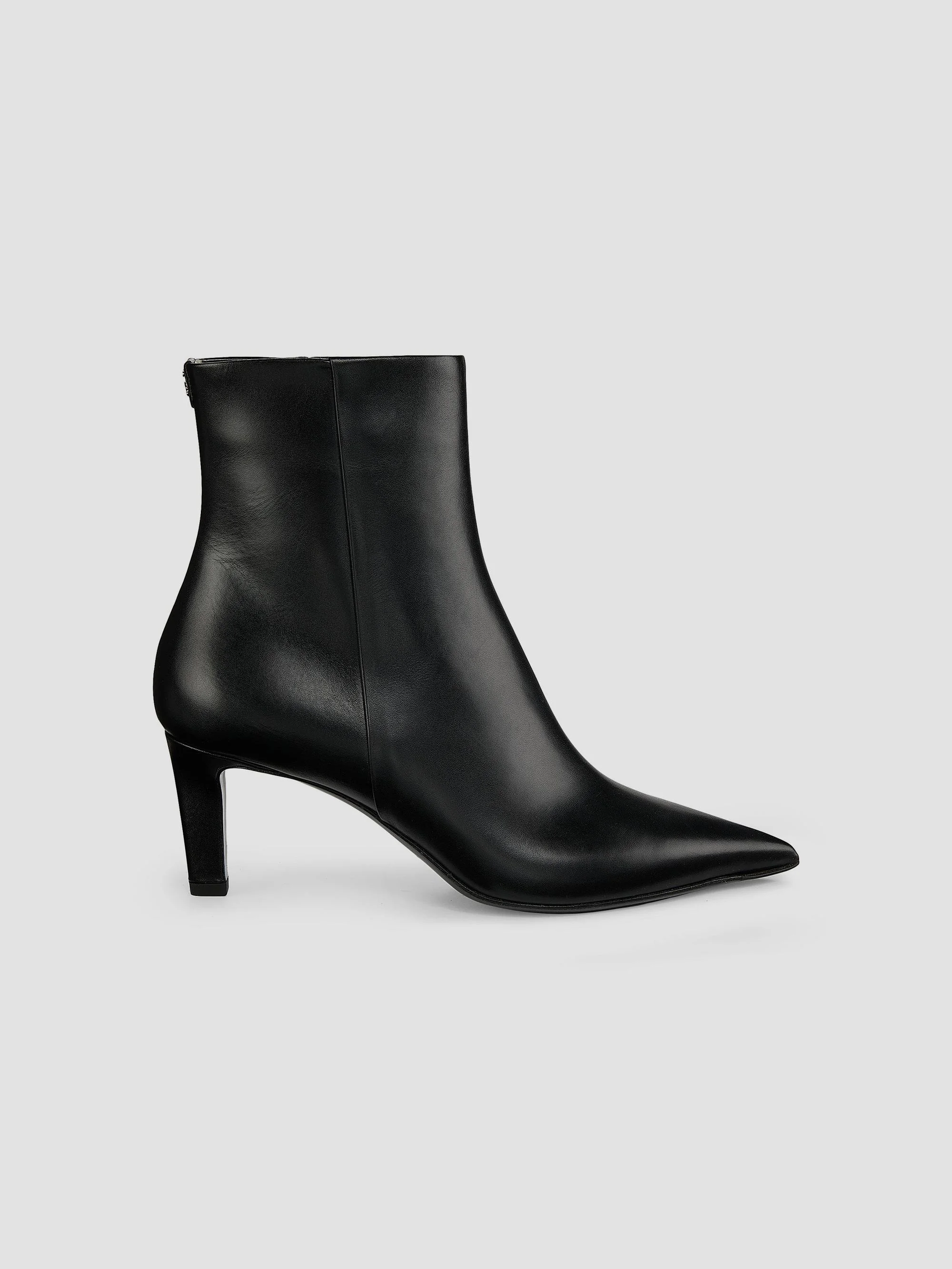 Women's Frankie 65MM Leather Ankle Boots - Black - 1