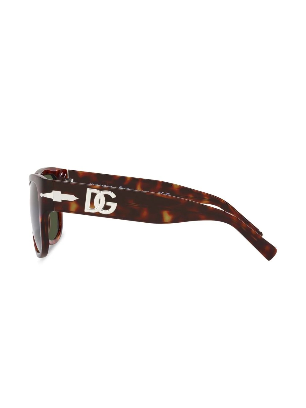 tortoiseshell rectangle-frame sunglasses - 4