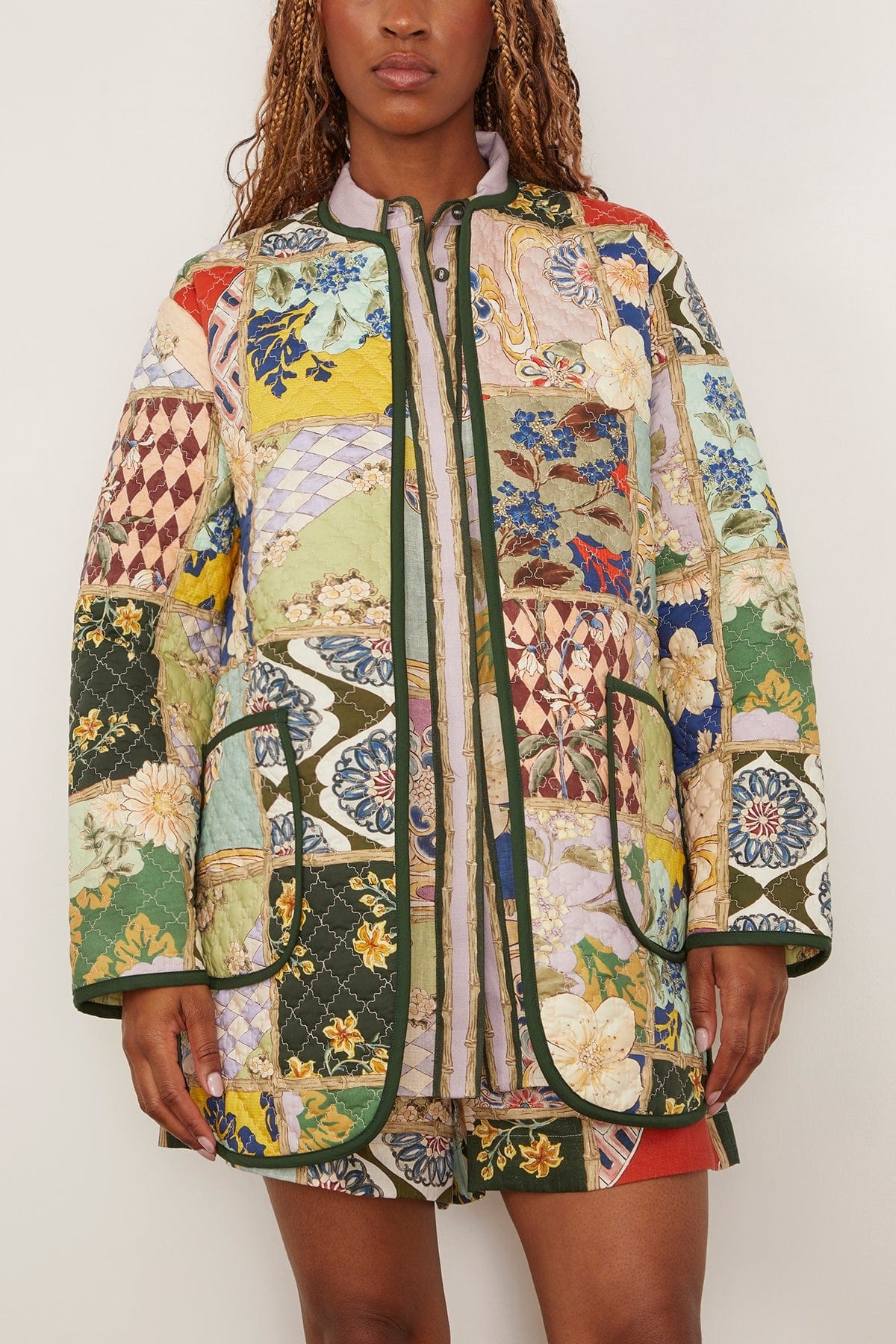 Bianca Quilted Jacket in Multi - 3