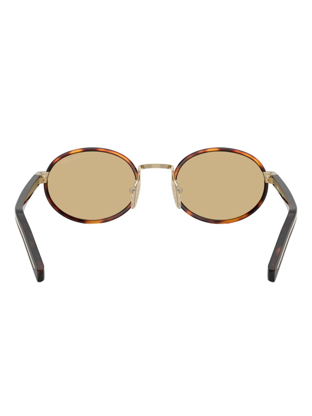 tortoiseshell round-frame sunglasses - 4