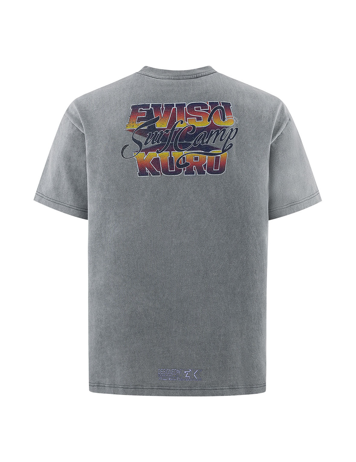 Logo Embroidery and Surf Camp Print Regular Fit T-shirt - 11