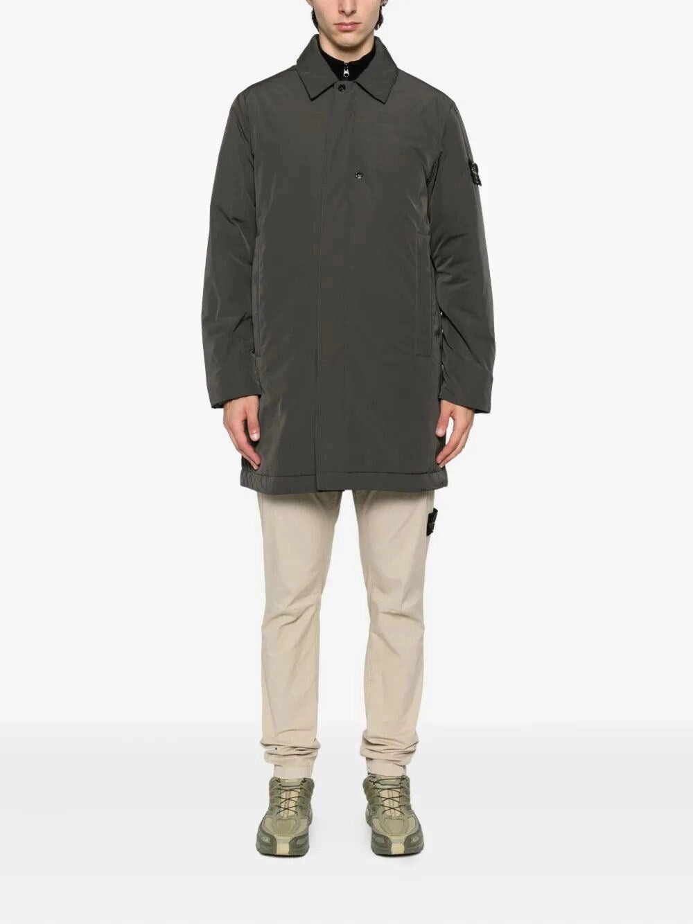 Stone Island Men Long Coat - 2
