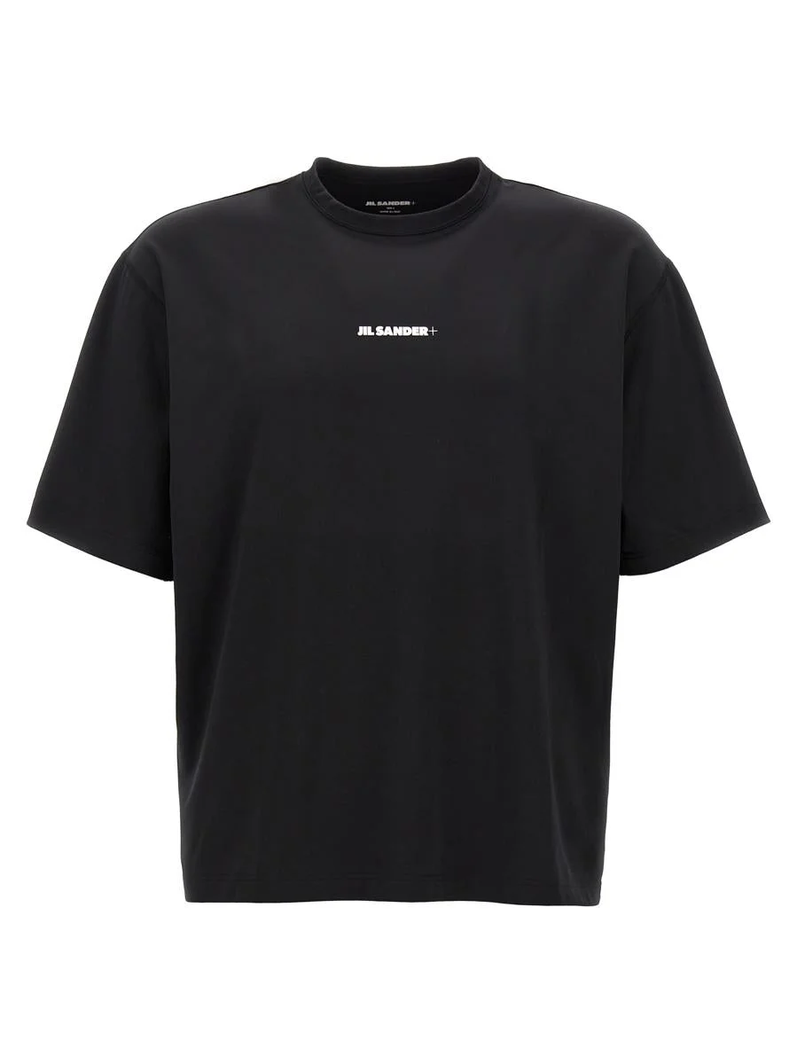 JIL SANDER T-SHIRTS AND POLOS BLACK - 1