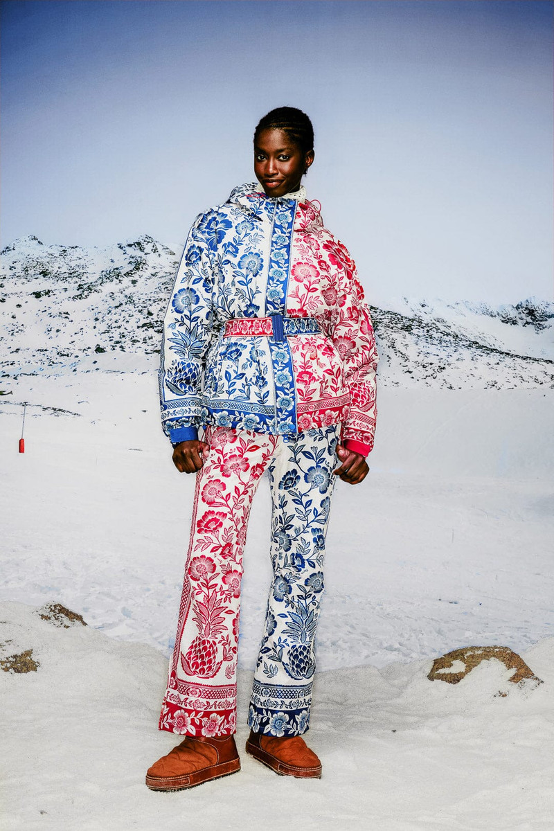 Mixed Pineapple Garden Ski Pants 1
