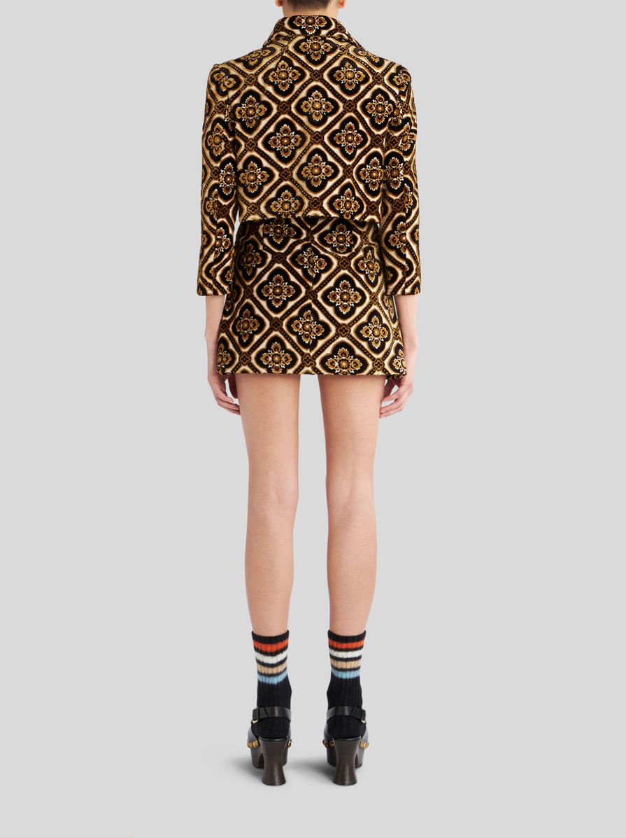 ジャケット ETRO Velvet cropped jacket ETRO - Velvet cropped jacket | Leam Roma - Luxury Shopping
