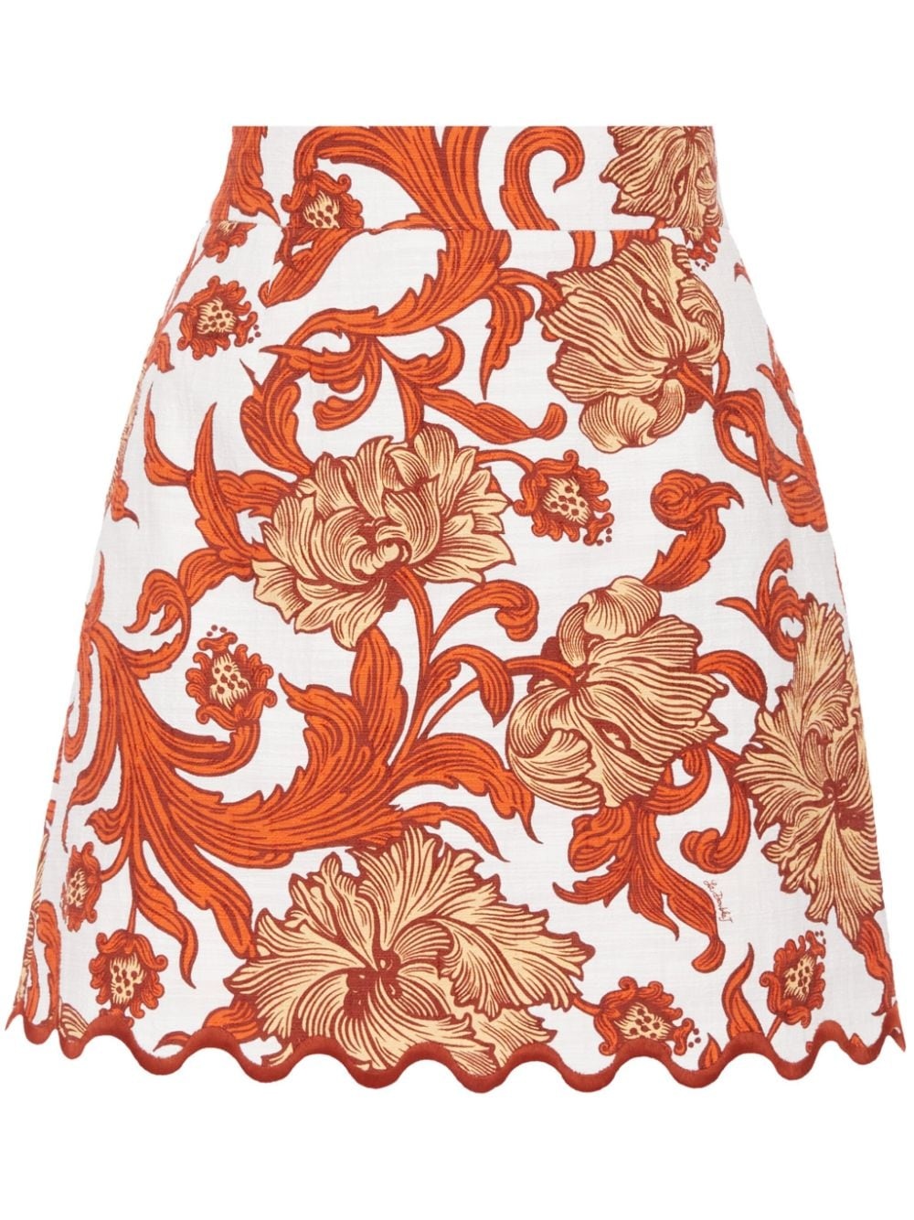 Baia floral-print miniskirt - 1