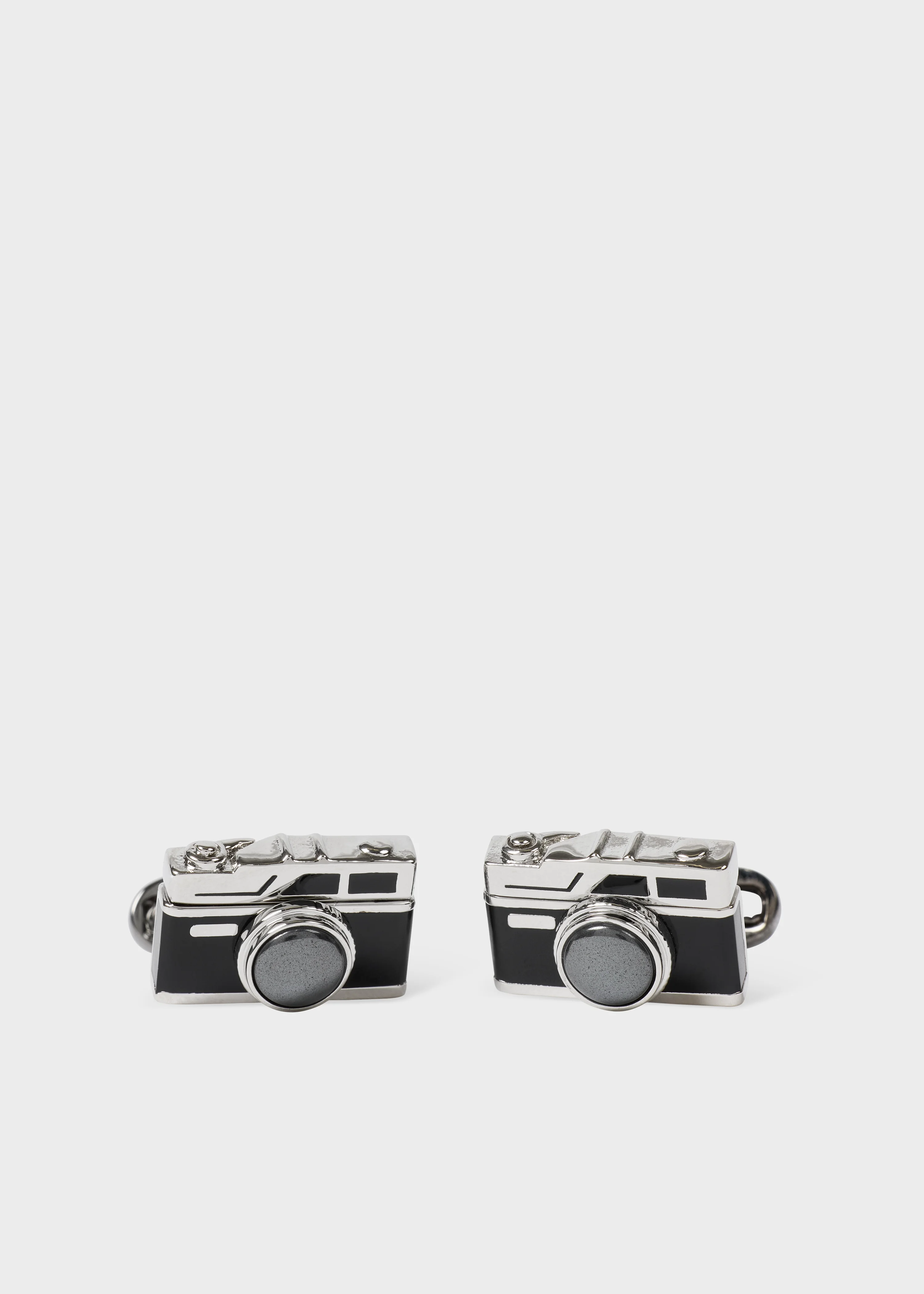 Black 'Camera' Cufflinks - 1