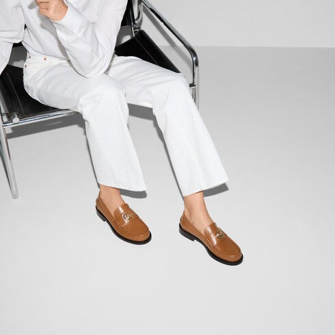Gucci Double G Leather Loafers - 4